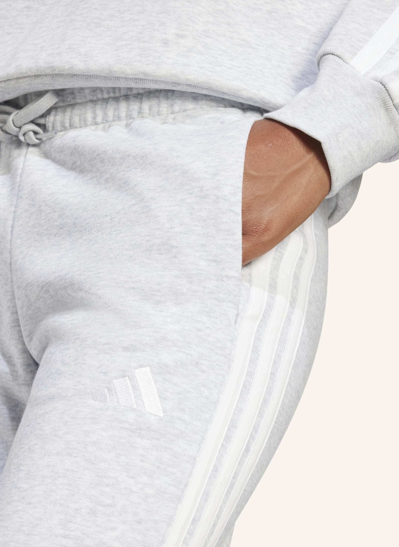 adidas Sweatpants ESSENTIALS 3-STREIFEN: WEISS