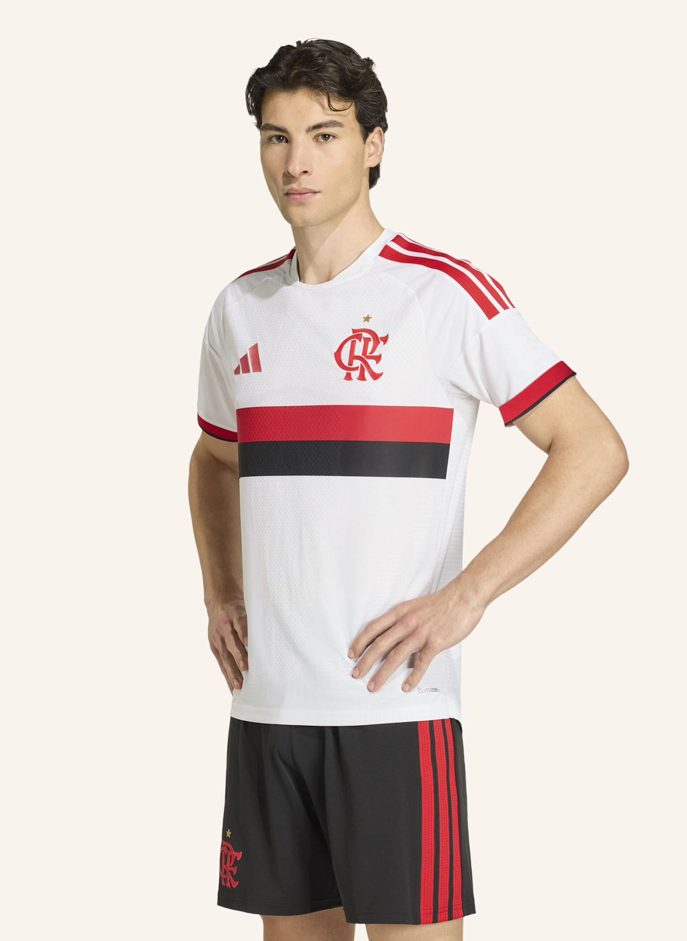 adidas CR FLAMENGO 26 AUTHENTIC AUSWÄRTSTRIKOT: WEISS