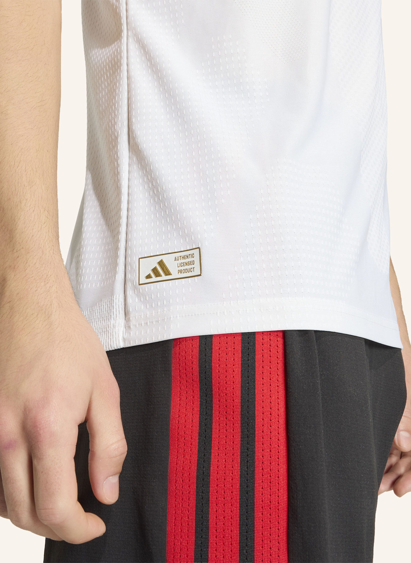 adidas CR FLAMENGO 26 AUTHENTIC AUSWÄRTSTRIKOT: WEISS