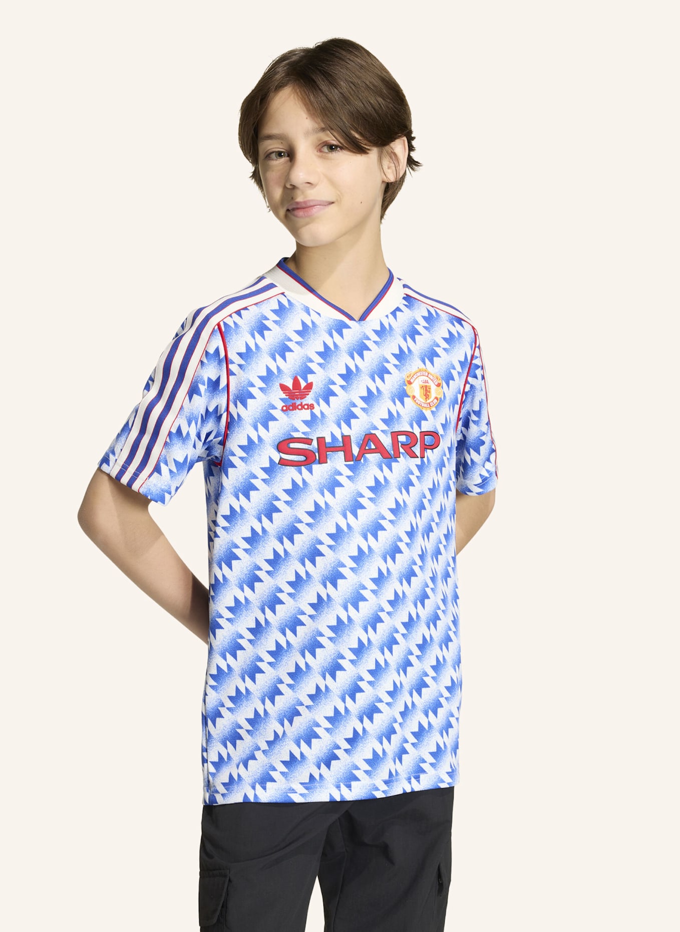adidas MANCHESTER UNITED KIDS AUSWÄRTSTRIKOT 90: NEONLILA/ NEONROT/ NEONROSA/ NEONORANGE/ NEONBLAU/ NEONGRÜN/ NEONPINK/ NEONTÜRKIS/ NEONGELB