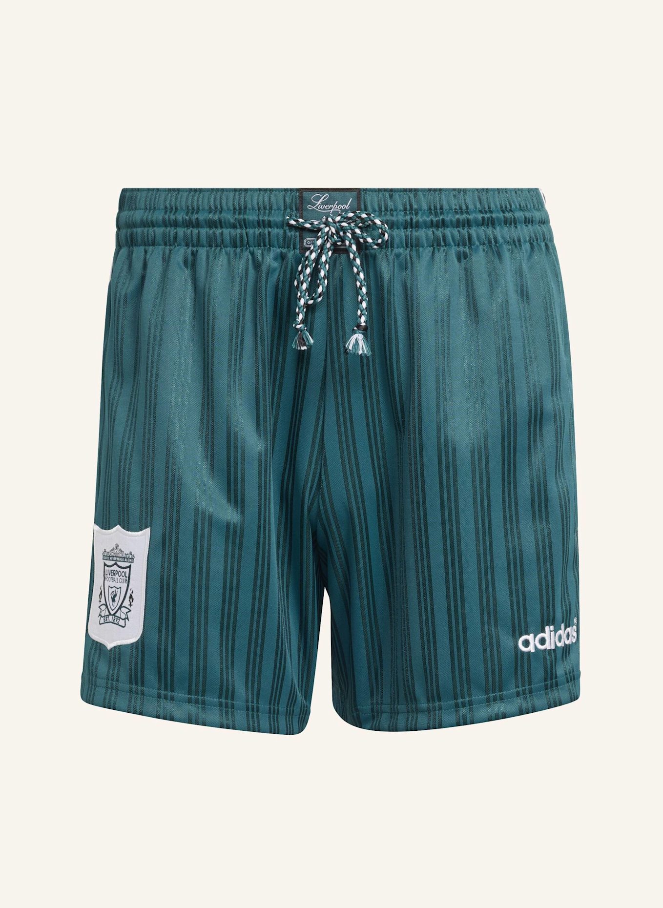 adidas LIVERPOOL FC AUSWÄRTSSHORTS 95: GRÜN
