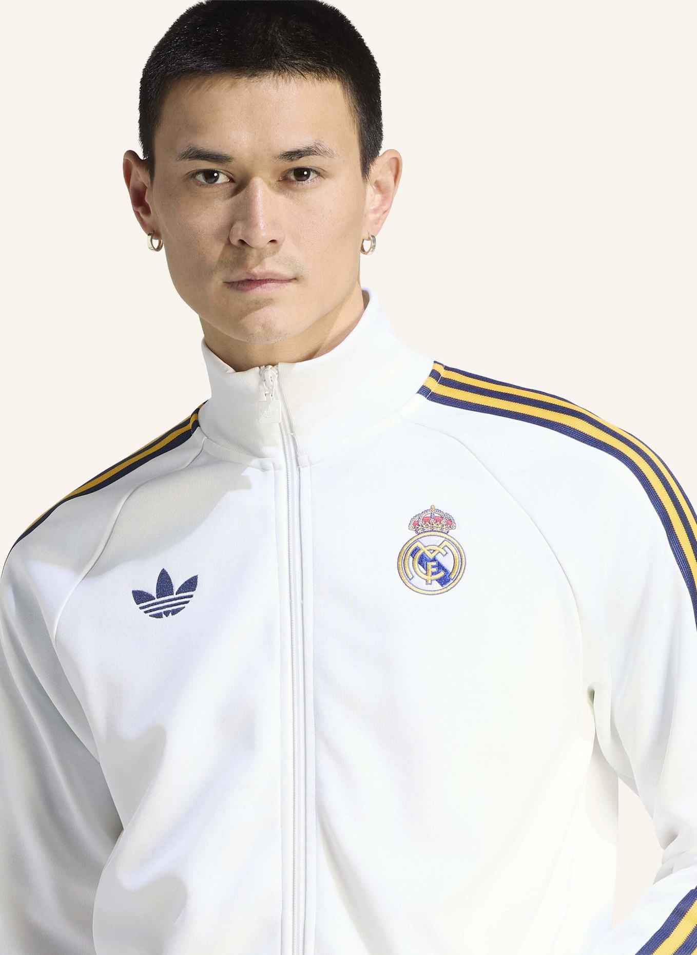 adidas REAL MADRID ORIGINALS JACKE: WEISS