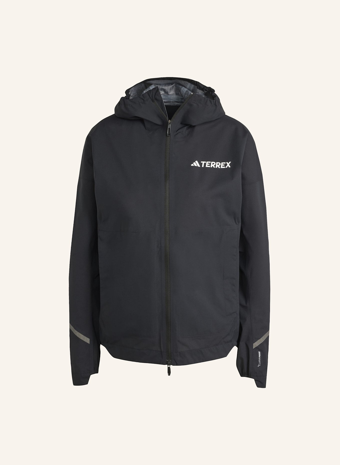 adidas TERREX TERREX XPERIOR 2.5 LAYER LIGHT CLIMAPROOF JACKE: SCHWARZ