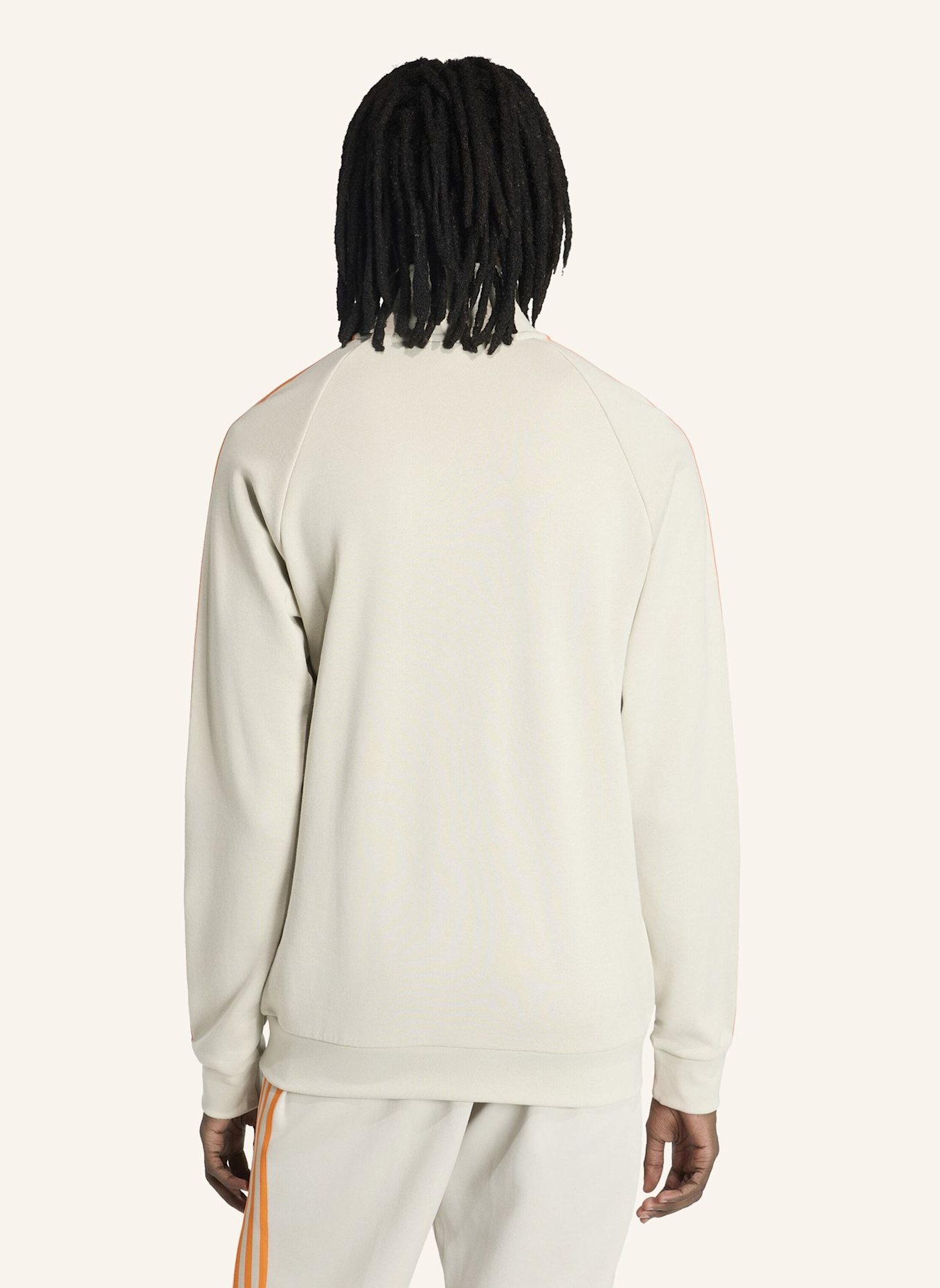 adidas FC BAYERN MÜNCHEN ORIGINALS TOP MIT REISSVERSCHLUSS BIS ZUR BRUST: BEIGE