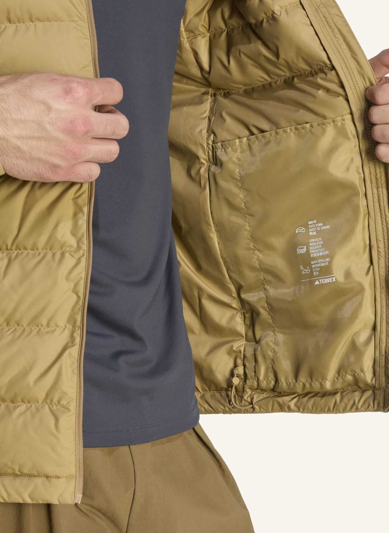 adidas TERREX TERREX MULTI LIGHT DOWN CLIMAWARM JACKE: BRAUN
