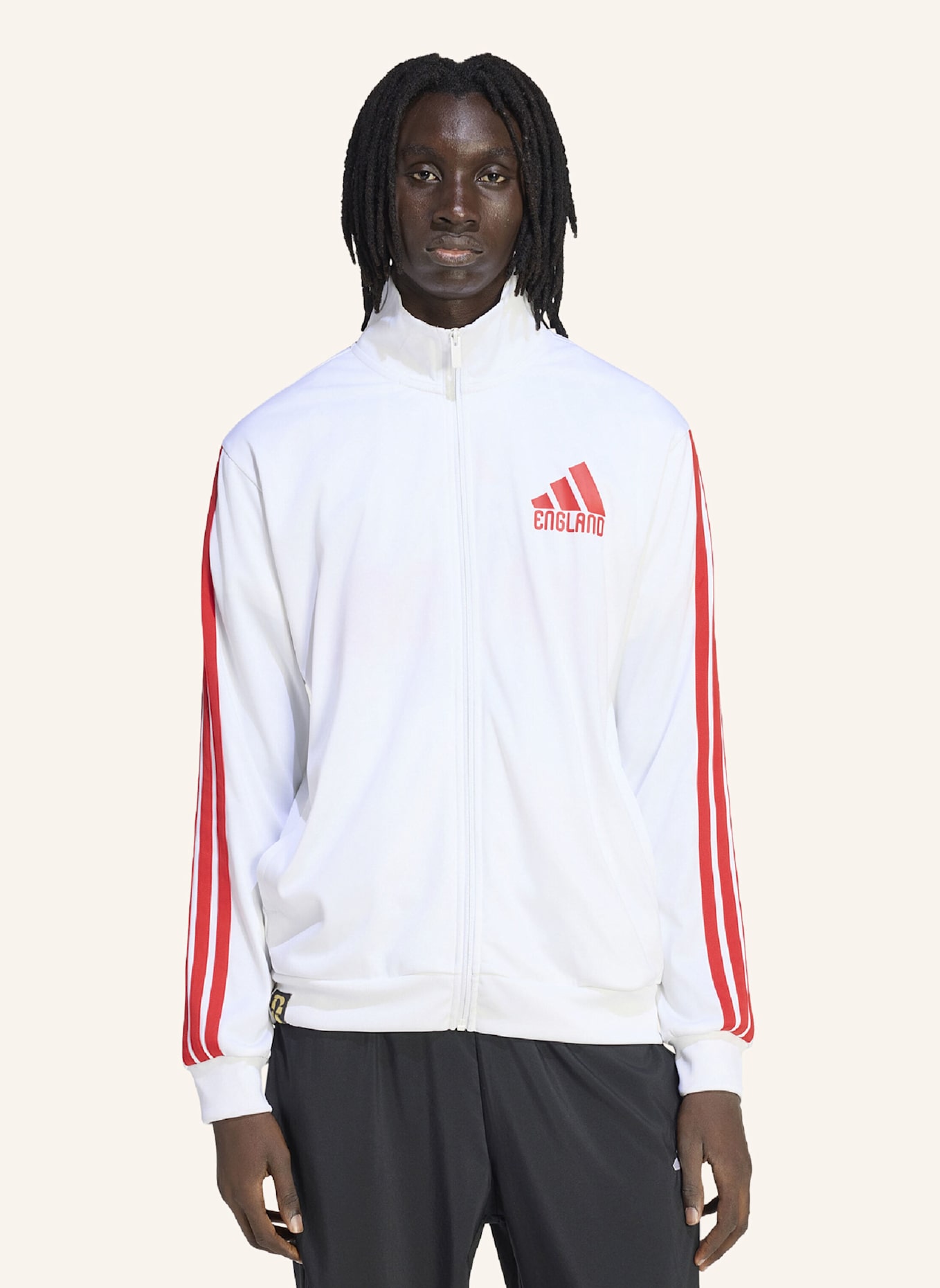 adidas FIFA FUSSBALL-WELTMEISTERSCHAFT 26™ ENGLAND TRACK TOP: WEISS