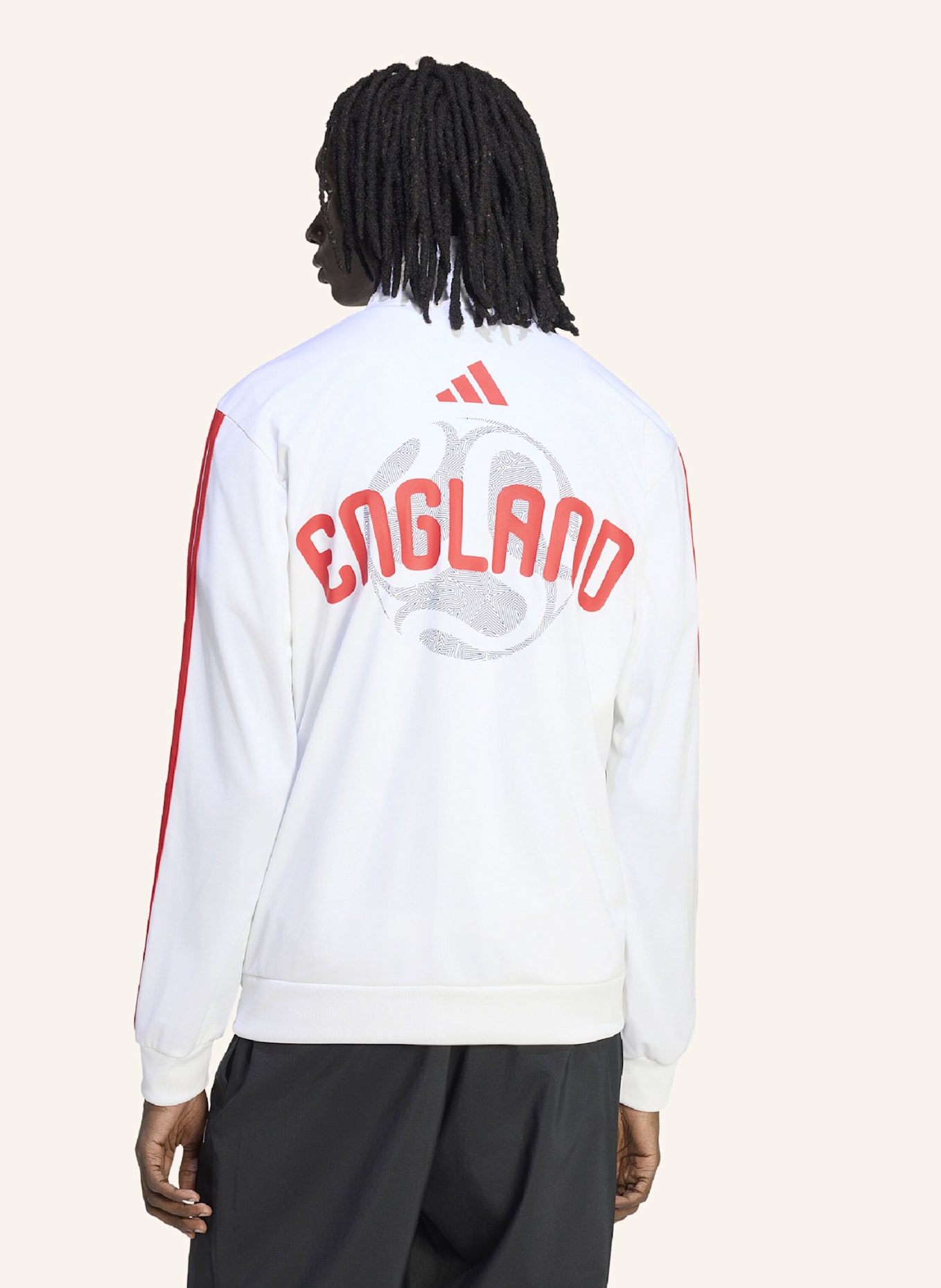 adidas FIFA FUSSBALL-WELTMEISTERSCHAFT 26™ ENGLAND TRACK TOP: WEISS
