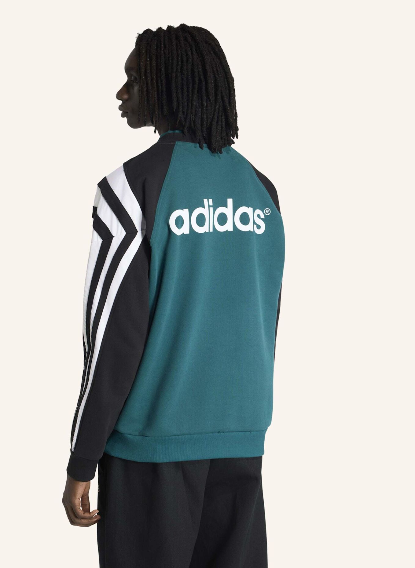 adidas LIVERPOOL FC 95 RUNDHALS-SWEATSHIRT: GRÜN/ SCHWARZ