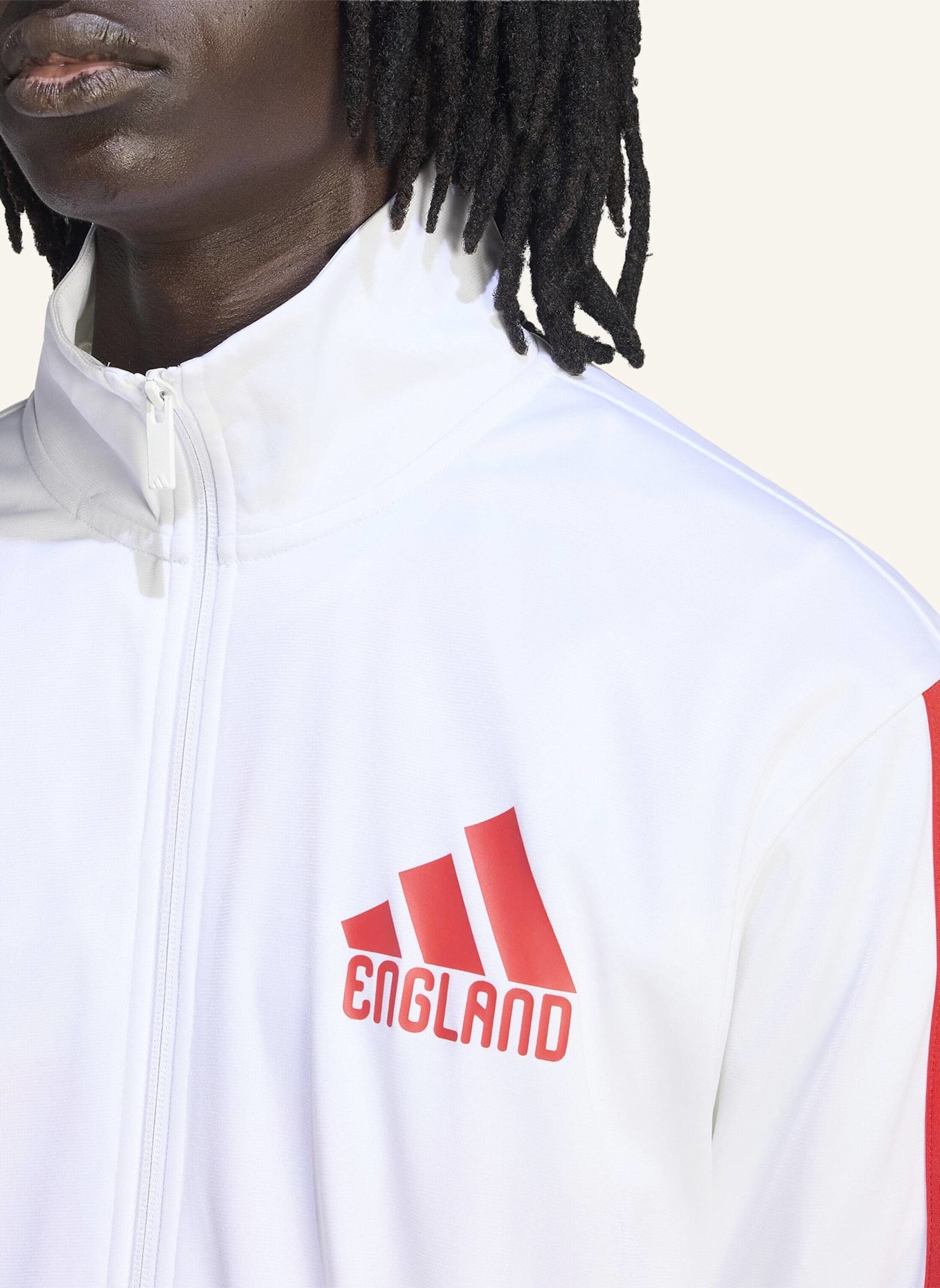 adidas FIFA FUSSBALL-WELTMEISTERSCHAFT 26™ ENGLAND TRACK TOP: WEISS