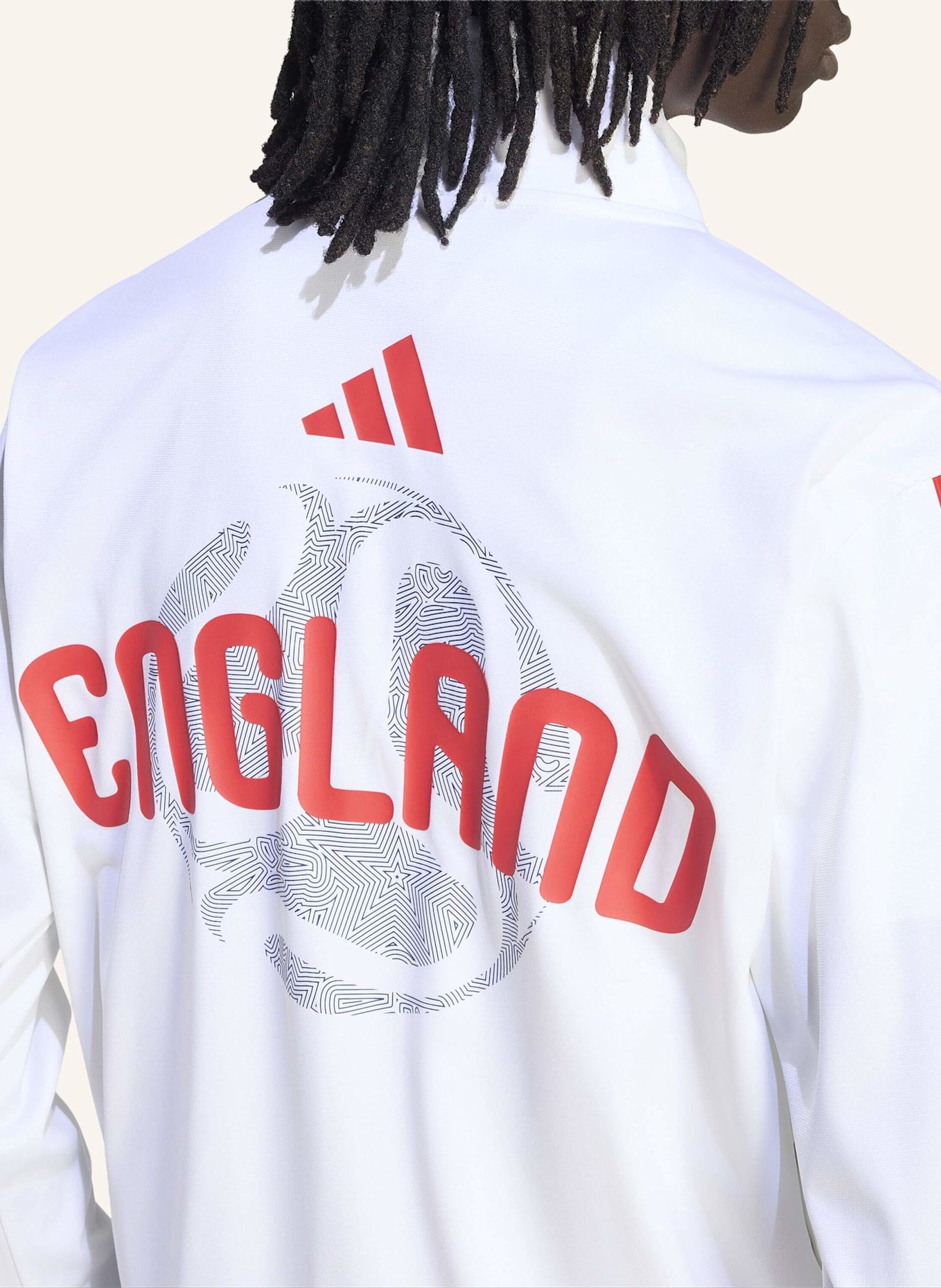 adidas FIFA FUSSBALL-WELTMEISTERSCHAFT 26™ ENGLAND TRACK TOP: WEISS