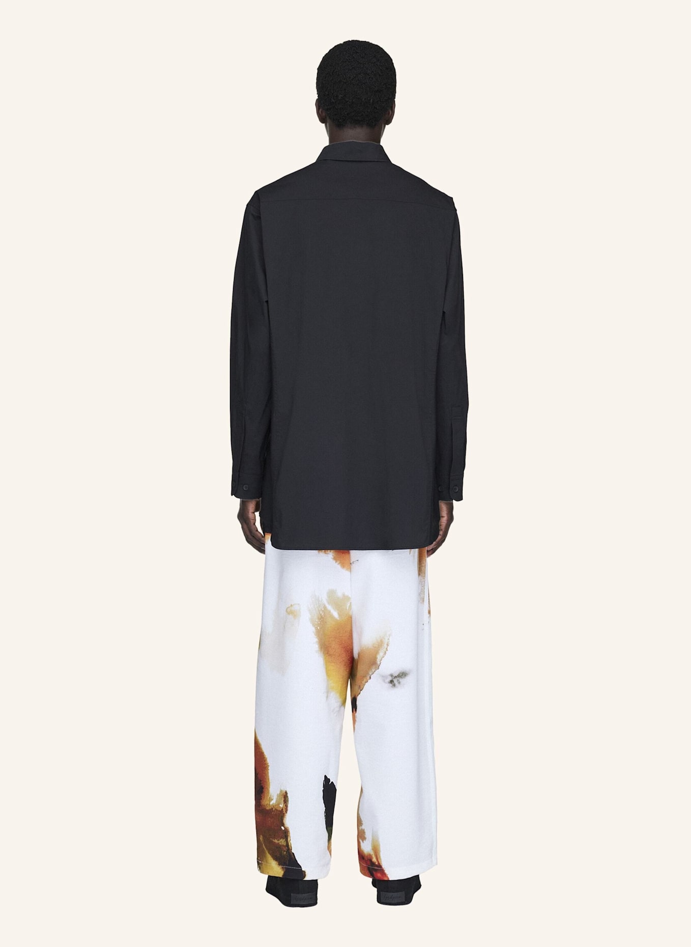 Y-3 Y-3 AOP SPORT UNIFORM TRAININGSHOSE: WEISS