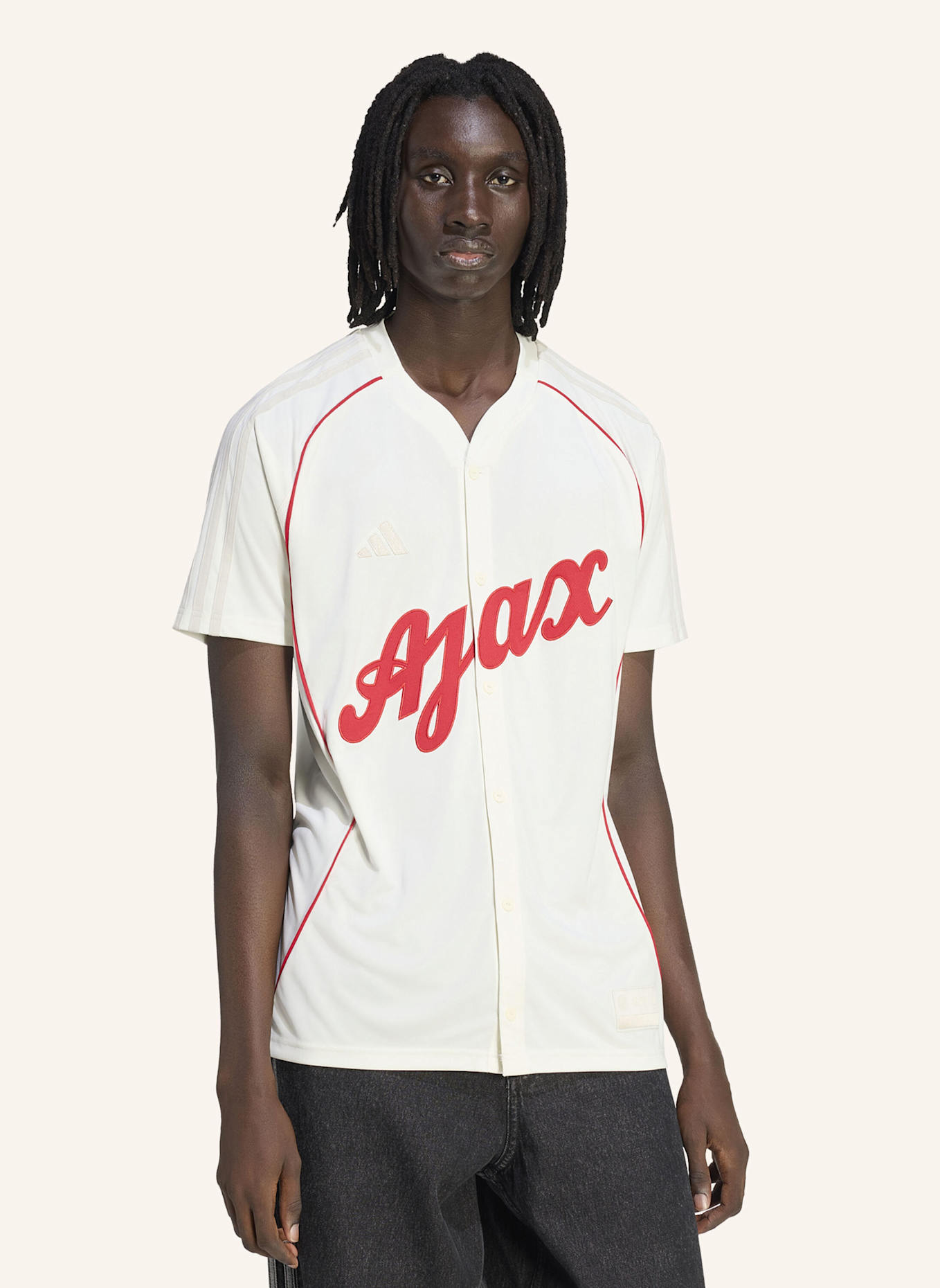adidas AJAX AMSTERDAM US HEMD: WEISS