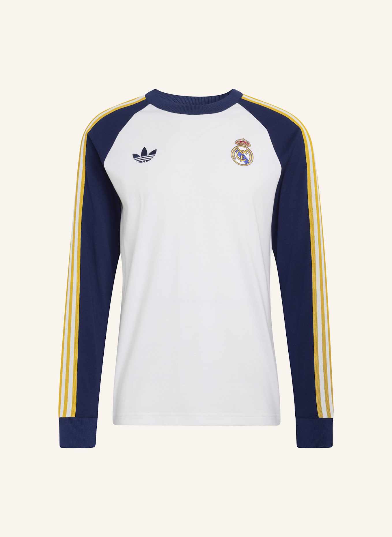adidas REAL MADRID ORIGINALS LONGSLEEVE: WEISS