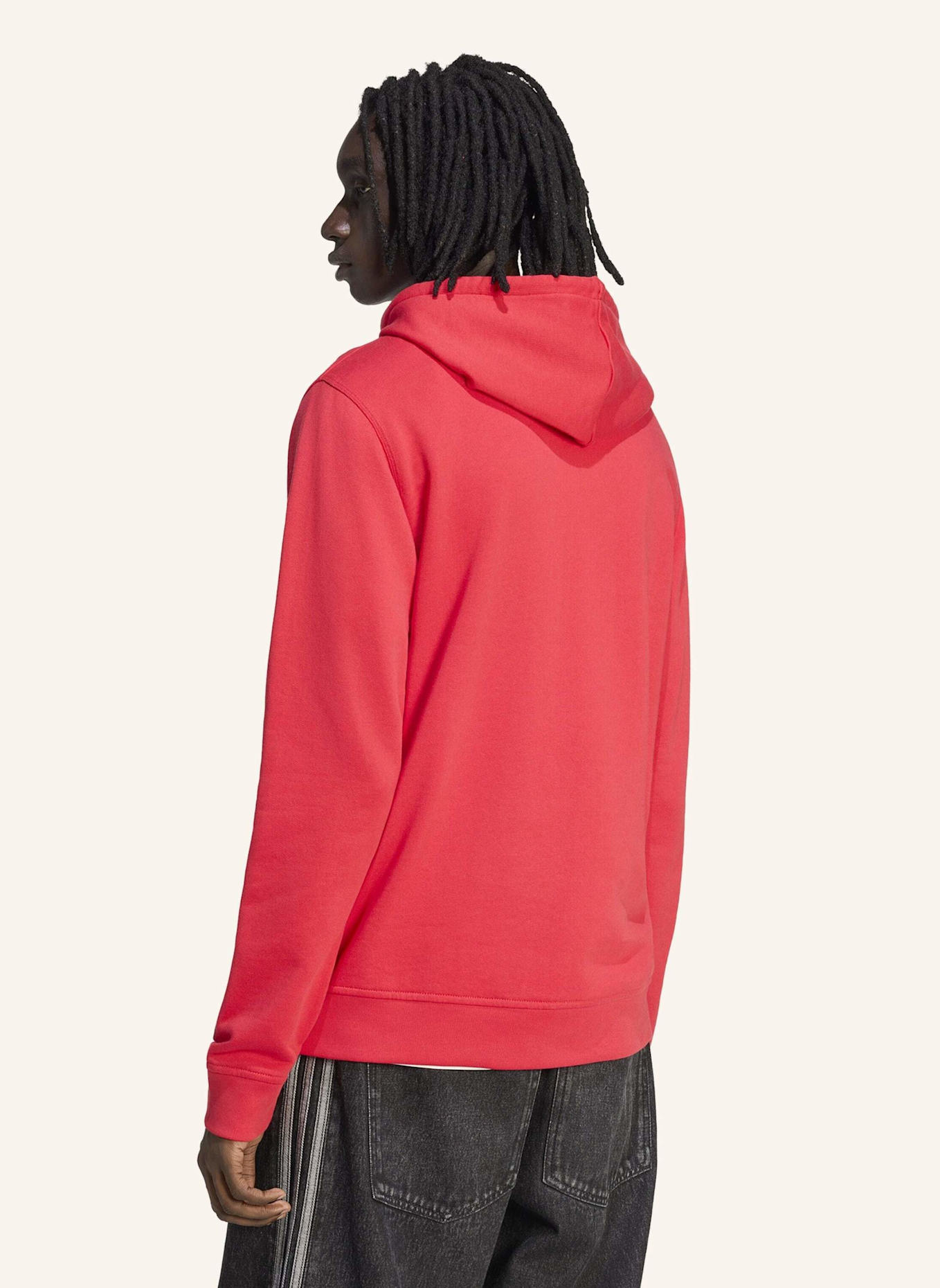 adidas AJAX AMSTERDAM US HOODIE SWEATSHIRT: ROT