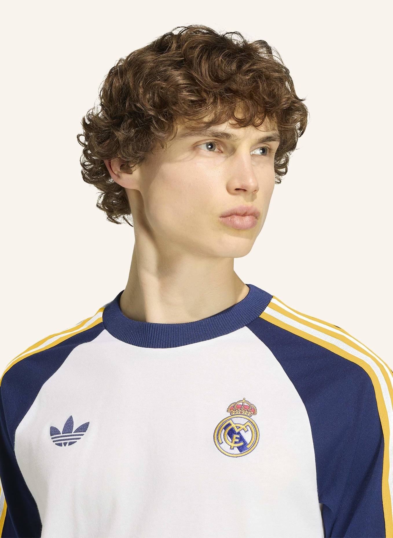 adidas REAL MADRID ORIGINALS LONGSLEEVE: WEISS