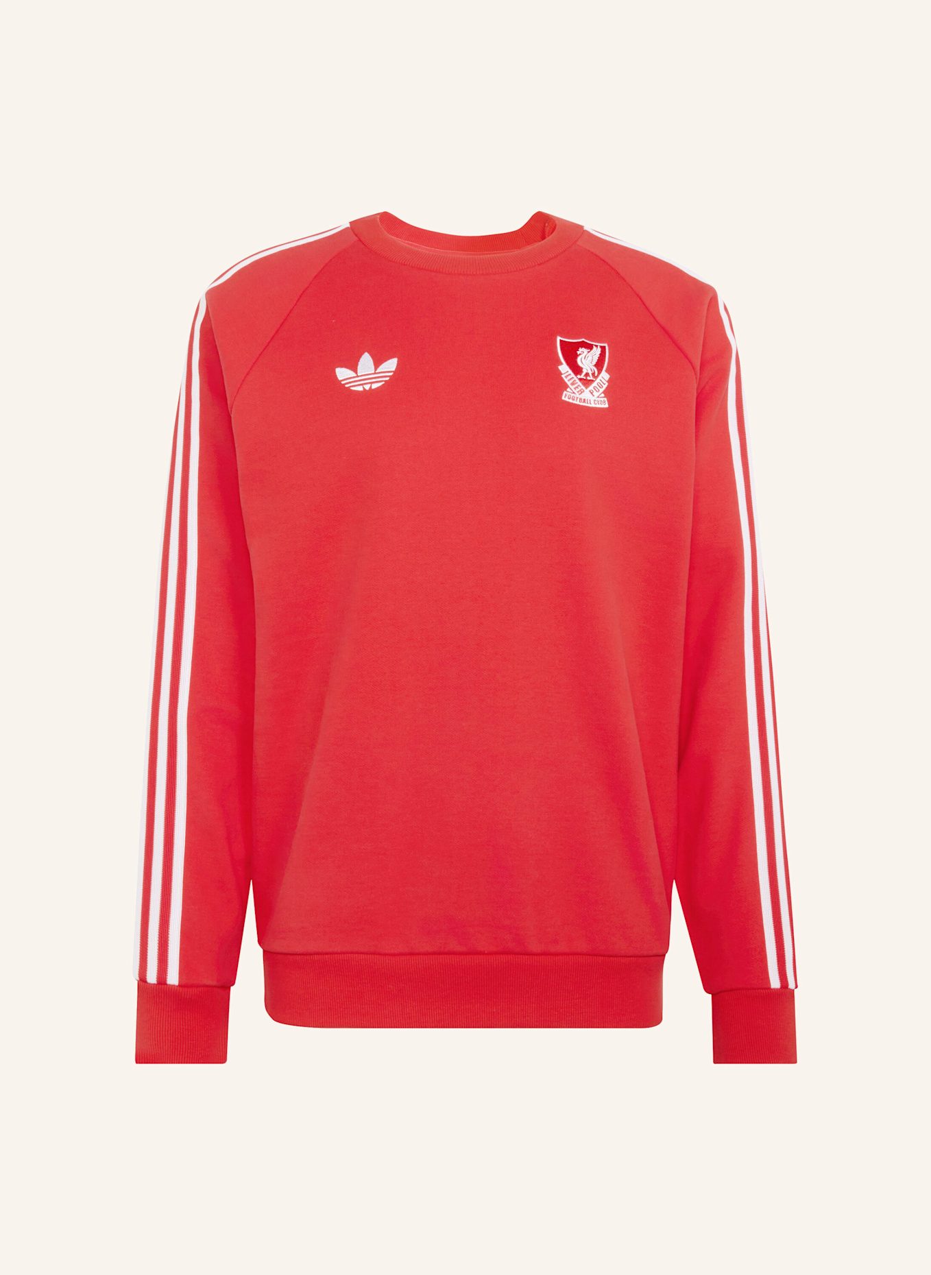 adidas LIVERPOOL FC ORIGINALS CREW SWEATSHIRT: ROT