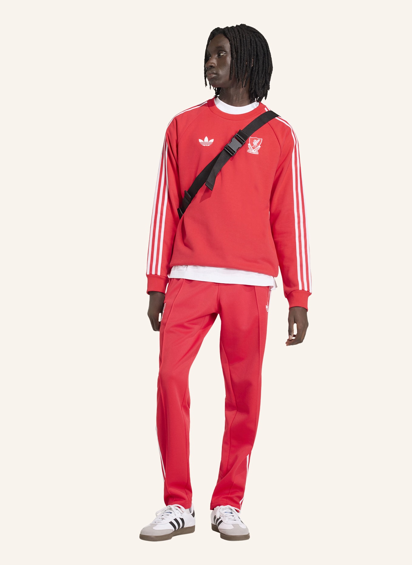 adidas LIVERPOOL FC ORIGINALS CREW SWEATSHIRT: ROT