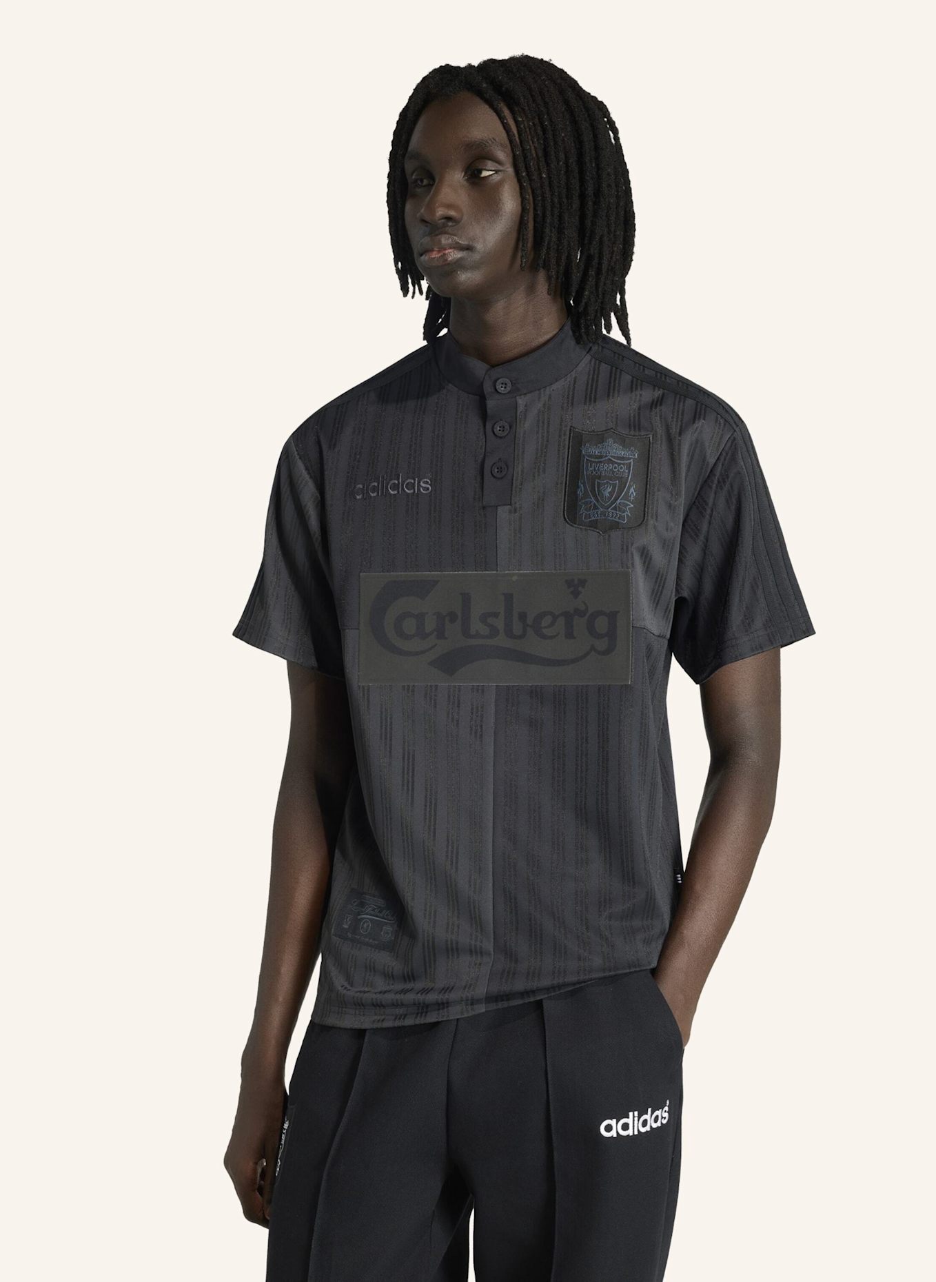 adidas FC LIVERPOOL SPECIAL 95 TRIKOT: SCHWARZ/ GRAU