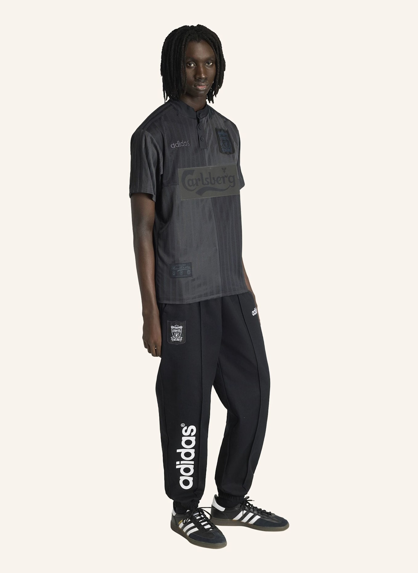 adidas FC LIVERPOOL SPECIAL 95 TRIKOT: SCHWARZ/ GRAU