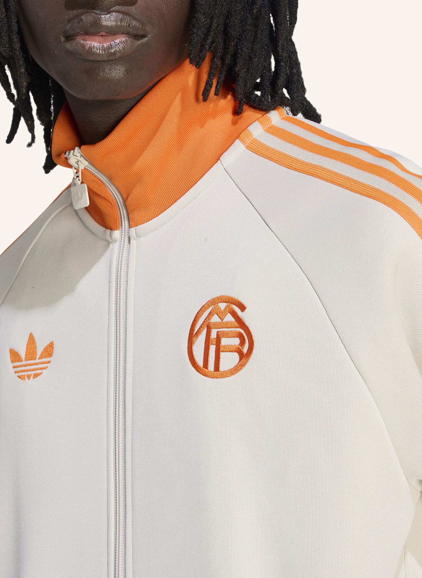 adidas FC BAYERN MÜNCHEN ORIGINALS TRACK TOP: BEIGE