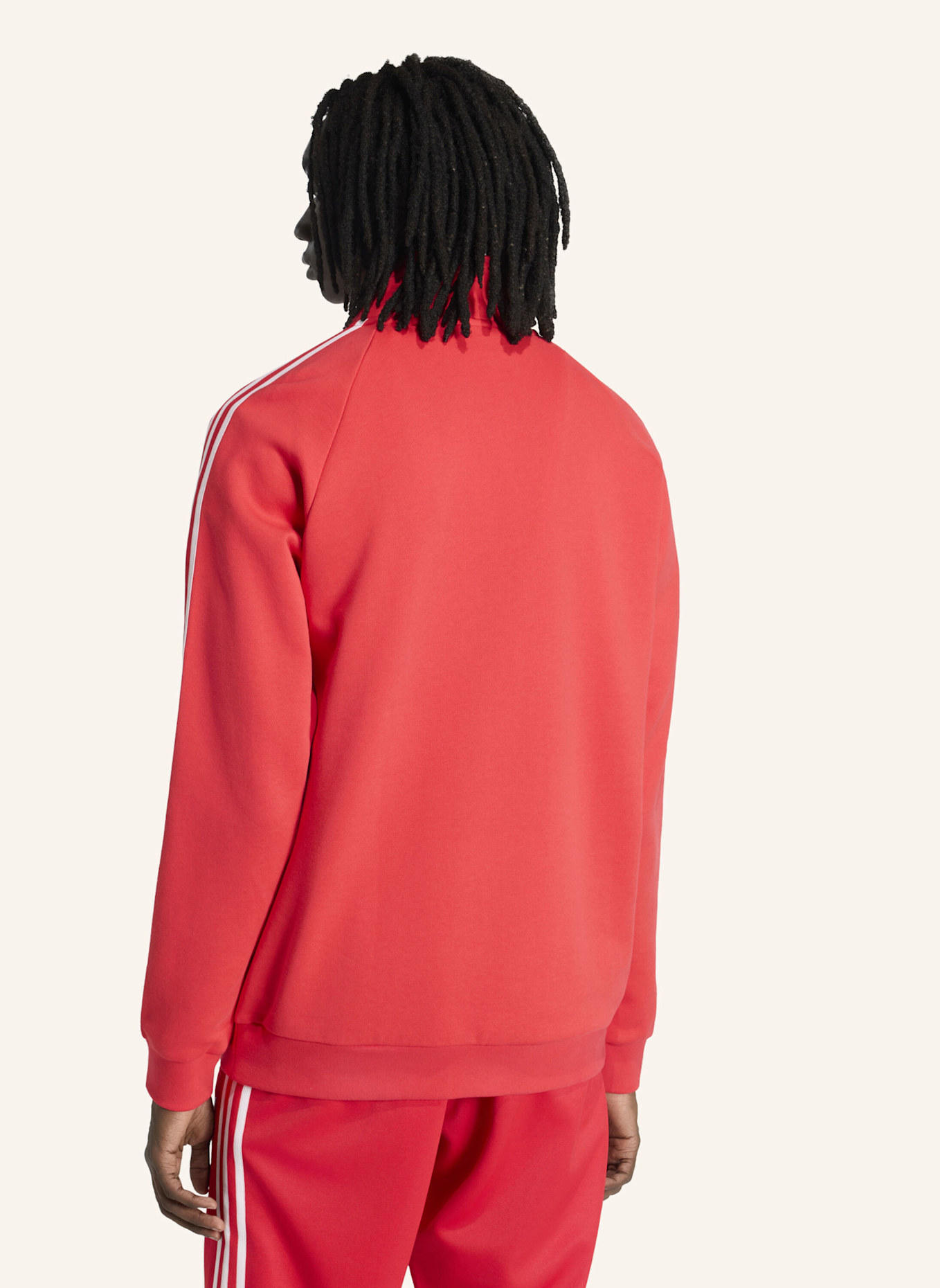 adidas LIVERPOOL FC ORIGINALS HALF ZIP OBERTEIL: ROT