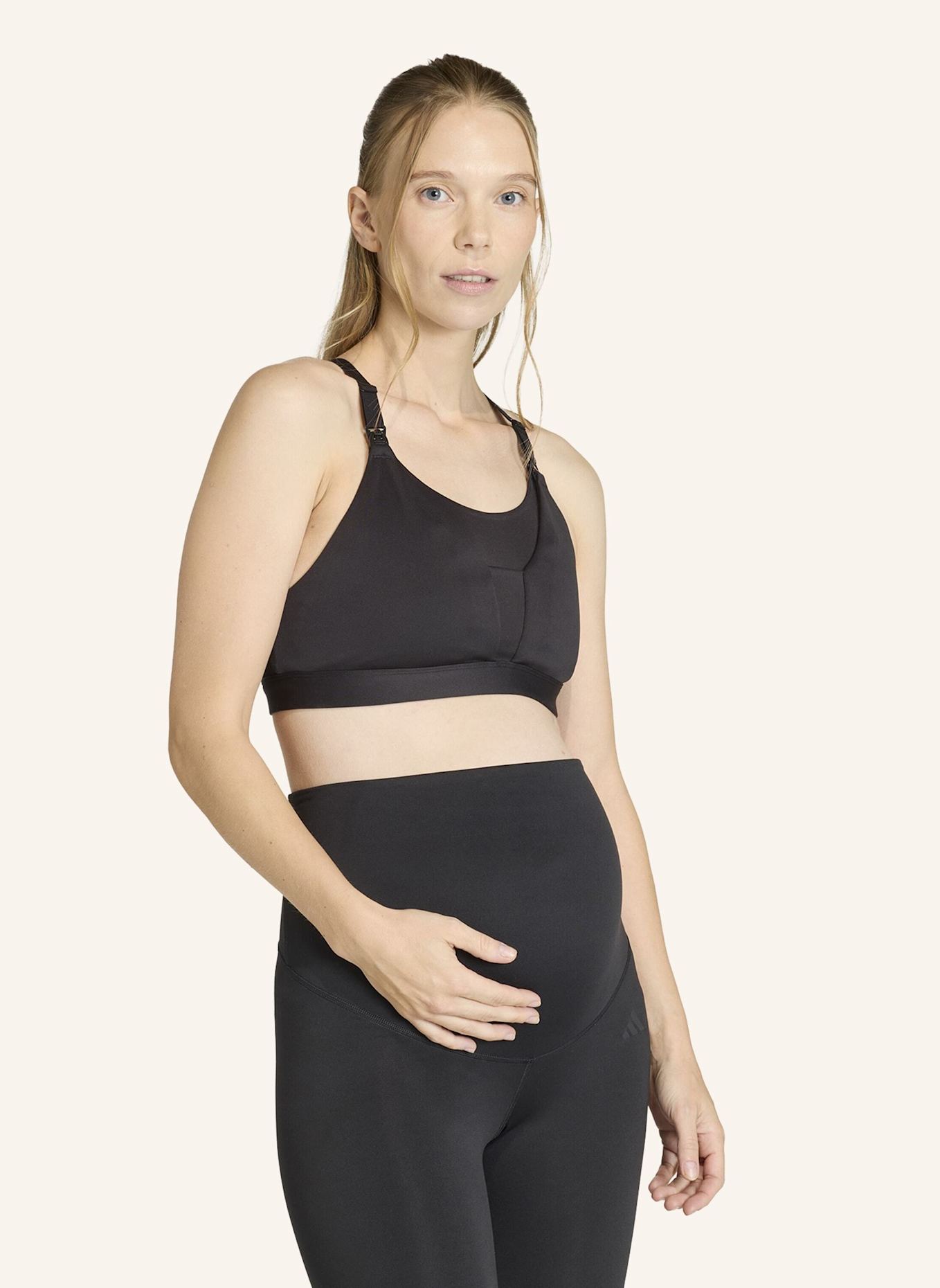 adidas OPTIME WORKOUT STILL-BH, MITTLERE BELASTUNG: SCHWARZ
