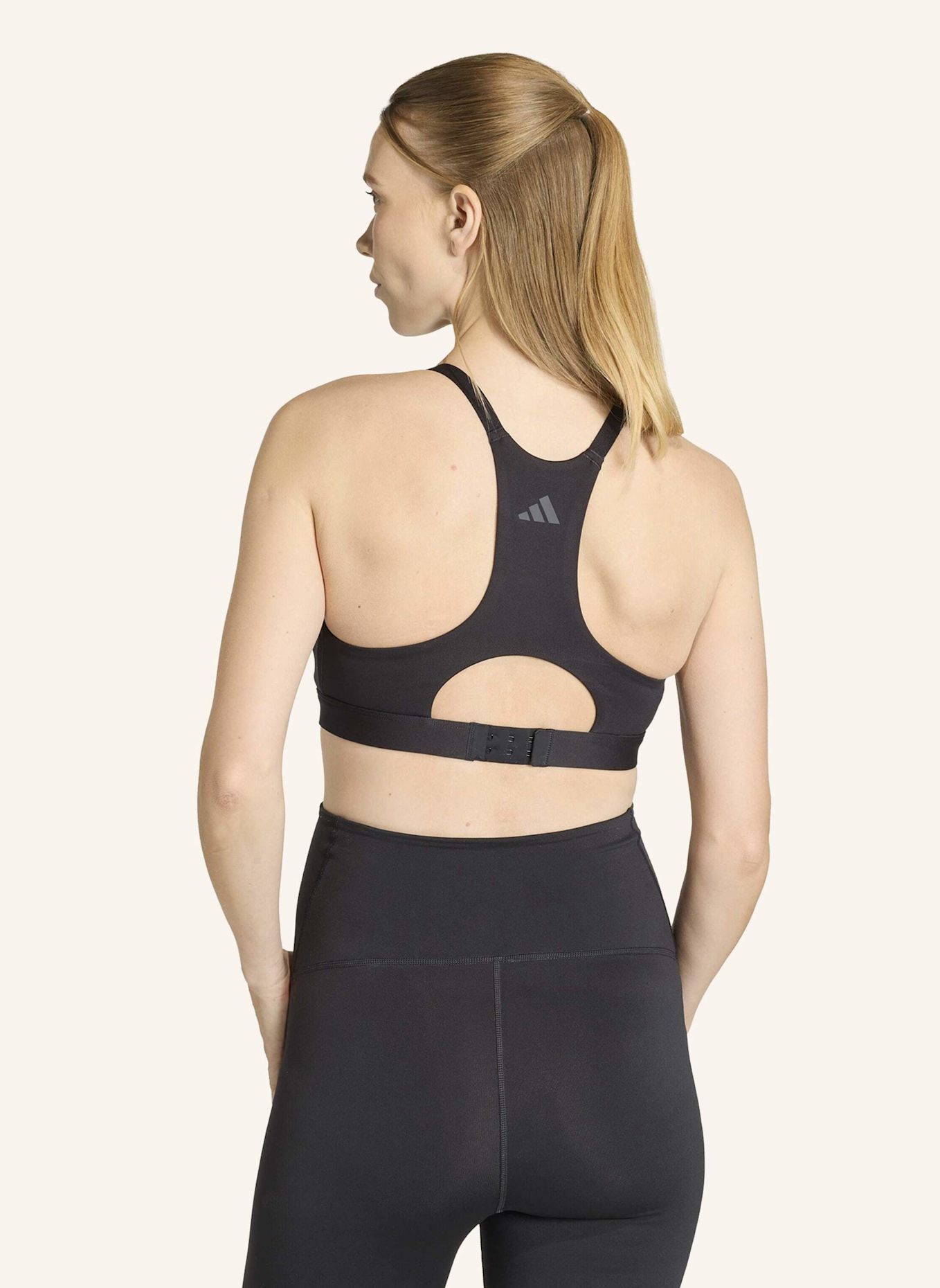 adidas OPTIME WORKOUT STILL-BH, MITTLERE BELASTUNG: SCHWARZ