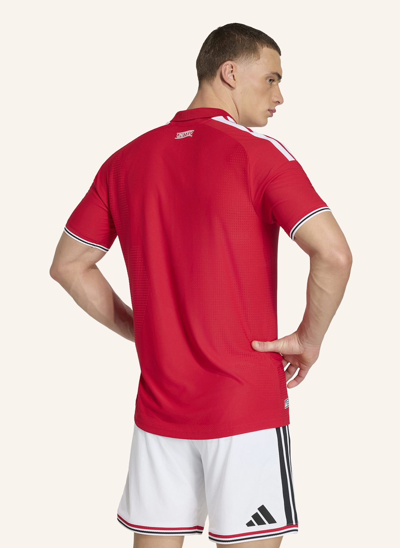 adidas MANCHESTER UNITED 26/27 AUTHENTIC HEIMTRIKOT: ROT