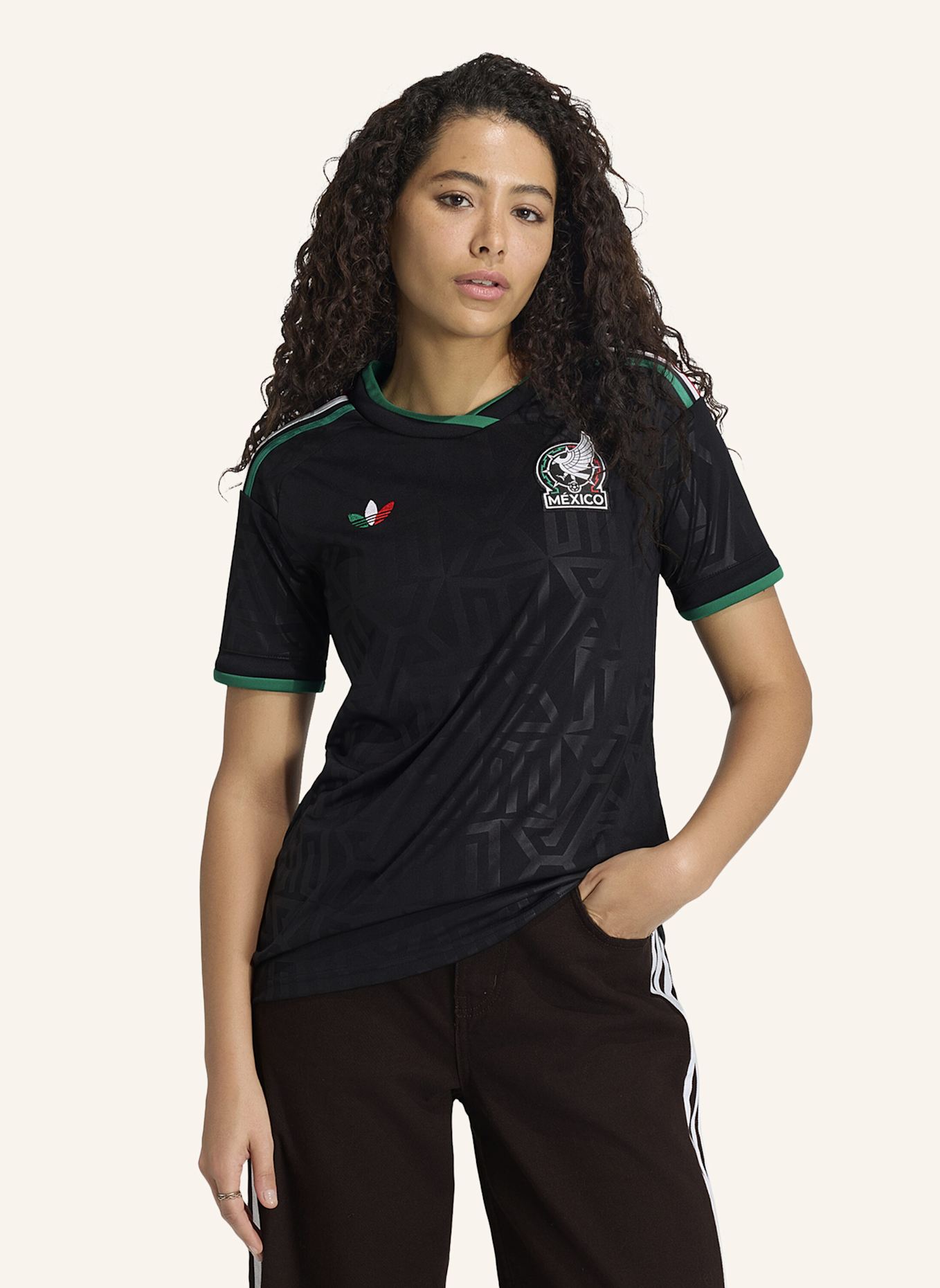 adidas MEXIKO 26 AUSWEICHTRIKOT: SCHWARZ
