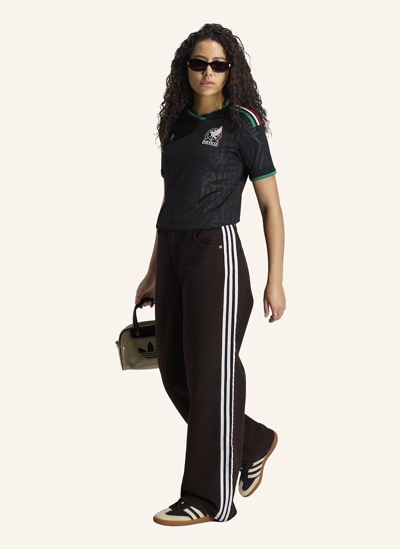 adidas MEXIKO 26 AUSWEICHTRIKOT: SCHWARZ