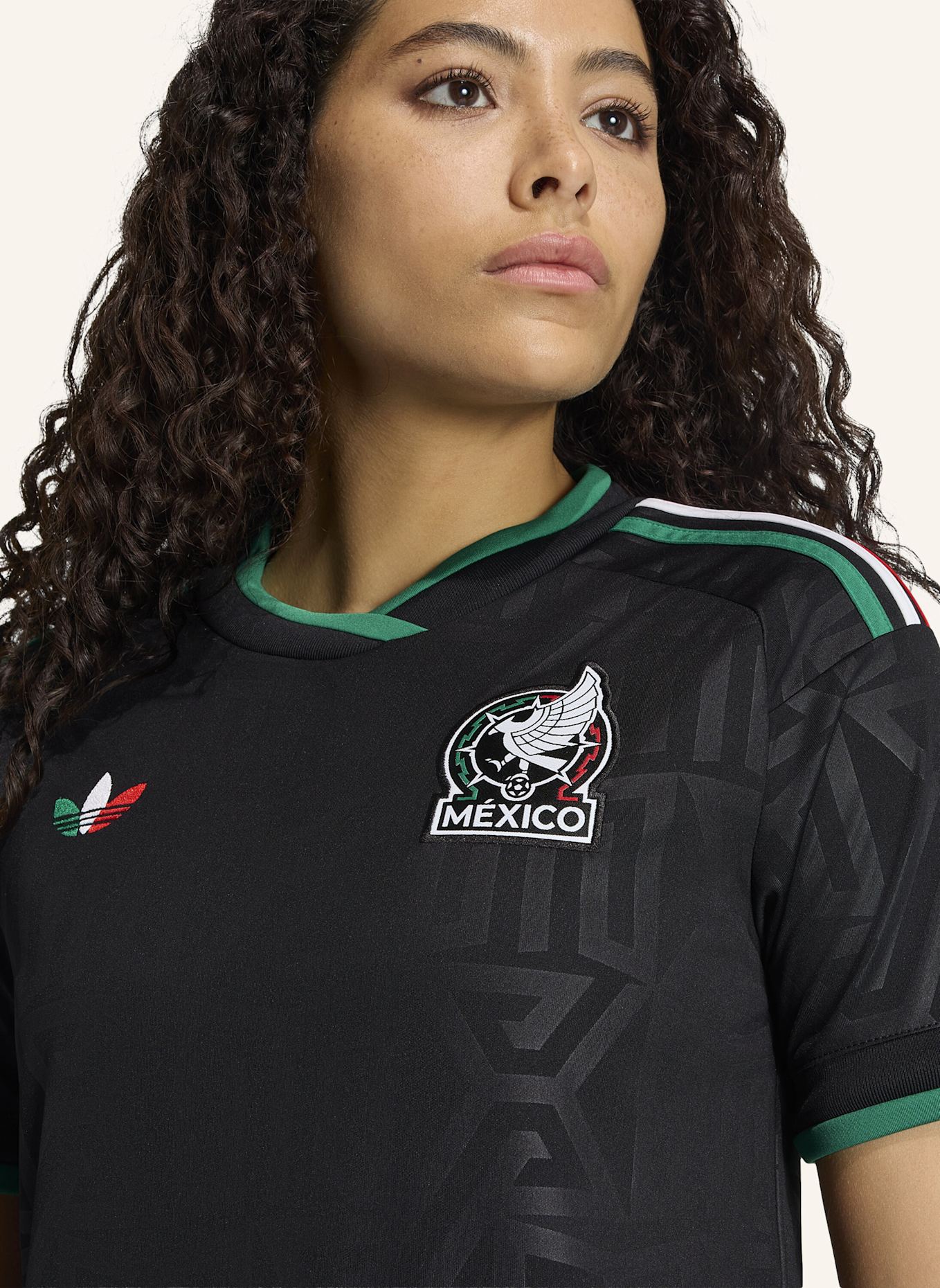 adidas MEXIKO 26 AUSWEICHTRIKOT: SCHWARZ