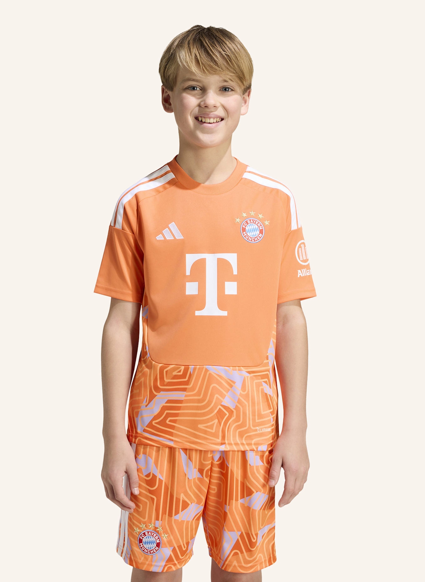 adidas FC BAYERN MÜNCHEN 26/27 KIDS TORWARTTRIKOT: ORANGE