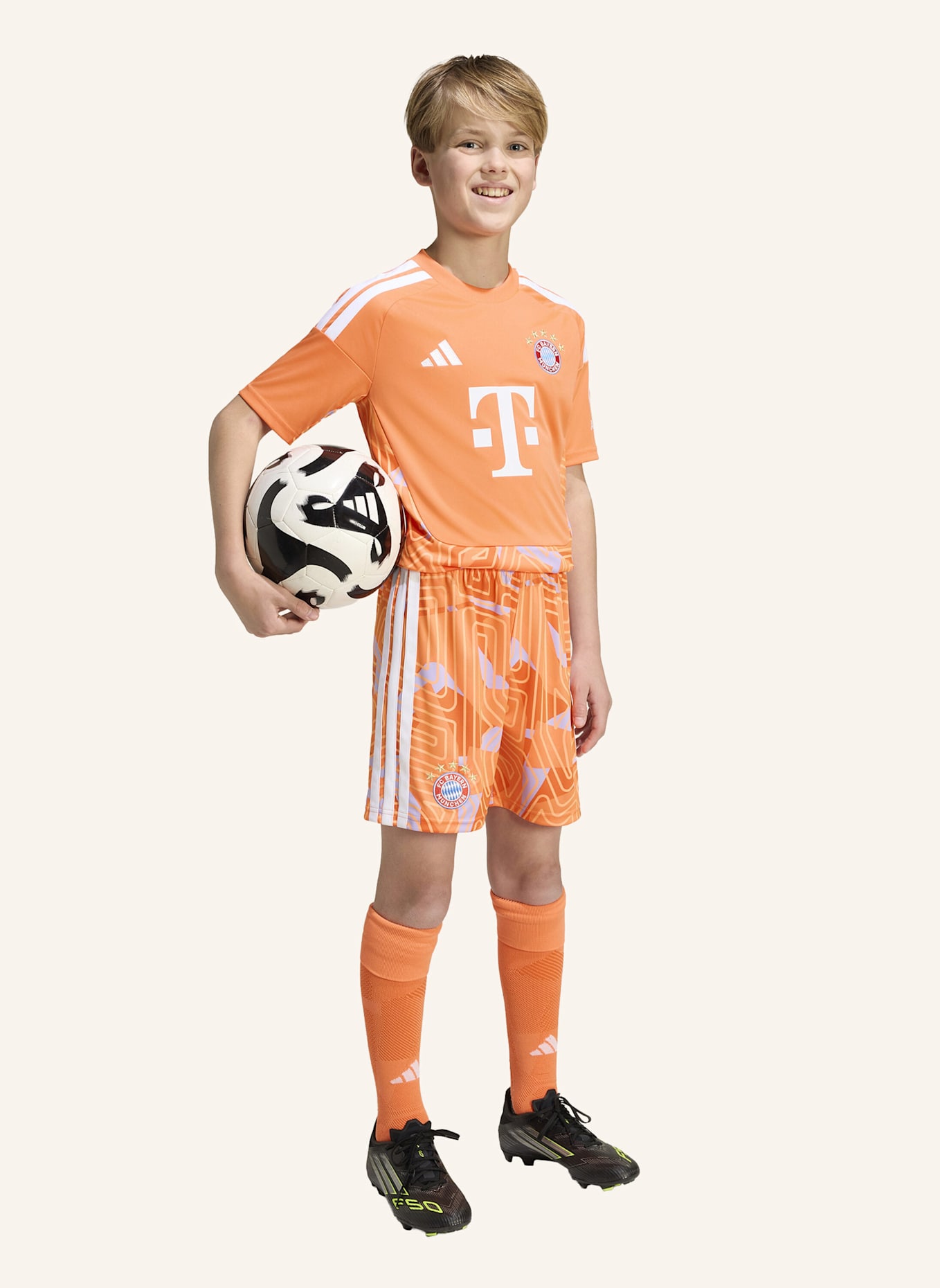 adidas FC BAYERN MÜNCHEN 26/27 KIDS TORWARTTRIKOT: ORANGE