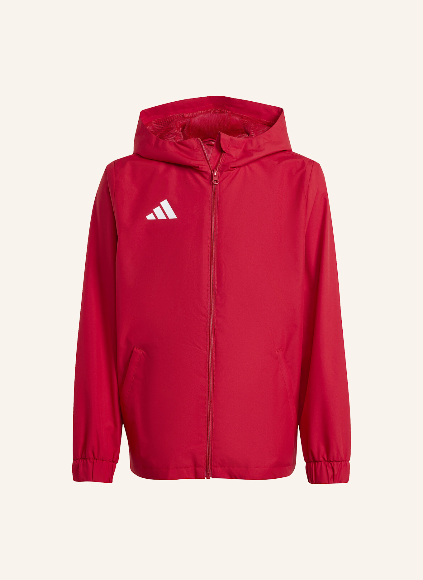 adidas ENTRADA26 KIDS ALLWETTERJACKE: WEISS
