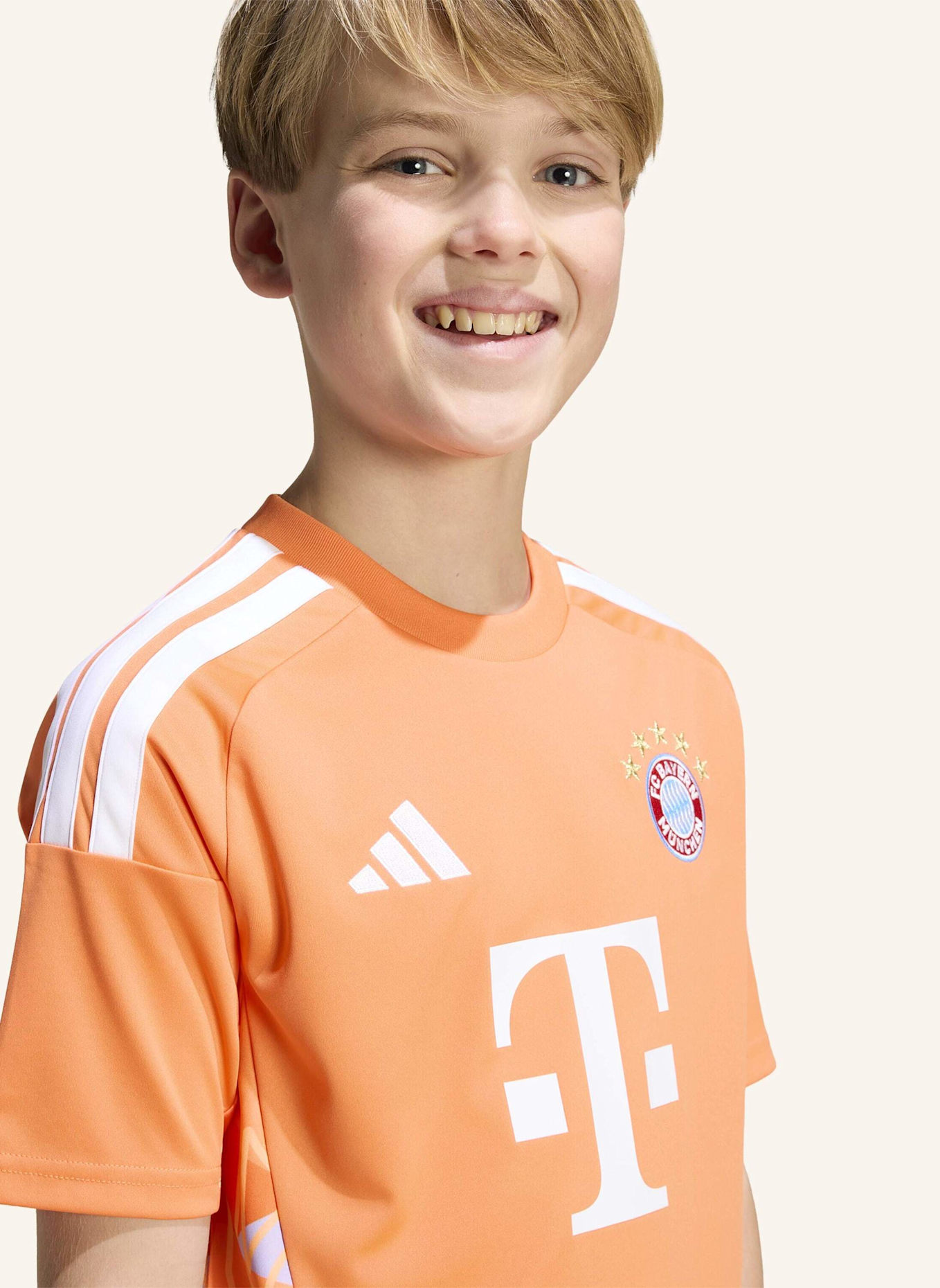 adidas FC BAYERN MÜNCHEN 26/27 KIDS TORWARTTRIKOT: ORANGE