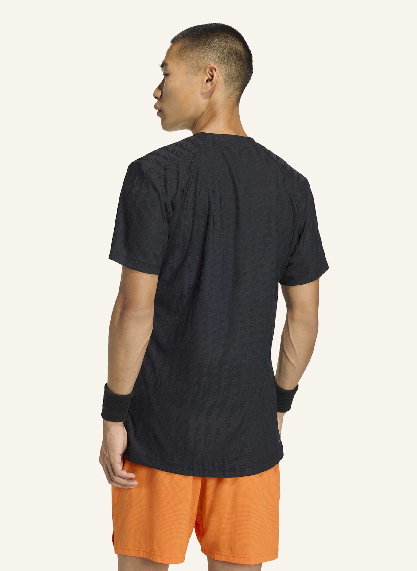 adidas TENNIS CLIMACOOL+ AIRCHILL FREELIFT T-SHIRT: SCHWARZ
