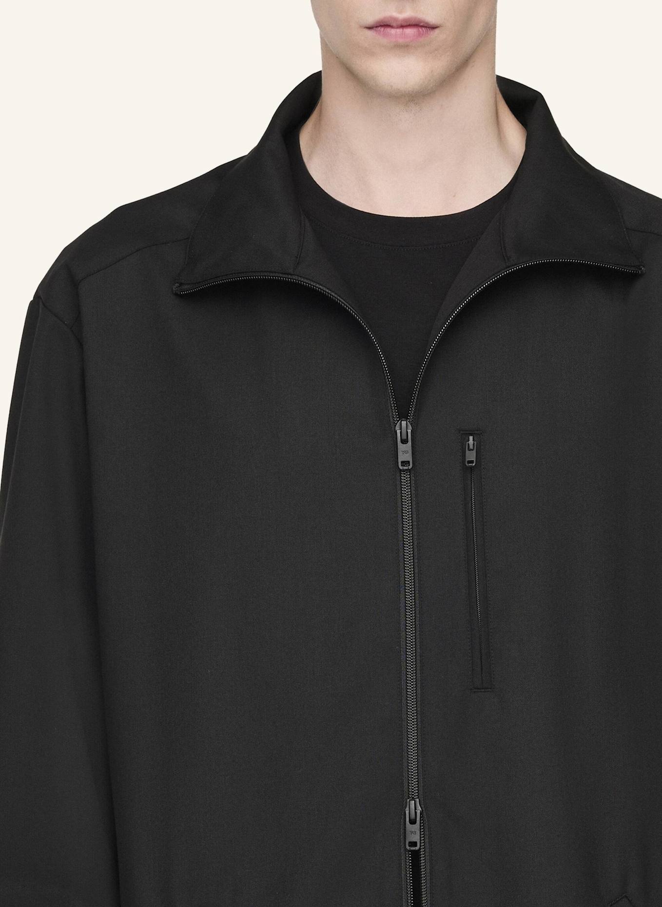 Y-3 Y-3 REFINED WOOL TRACK TOP 3-STRIPES: SCHWARZ