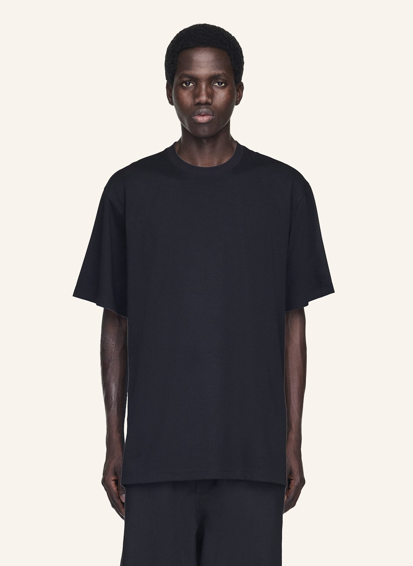 Y-3 Y-3 PREMIUM SHORT SLEEVE TEE: SCHWARZ