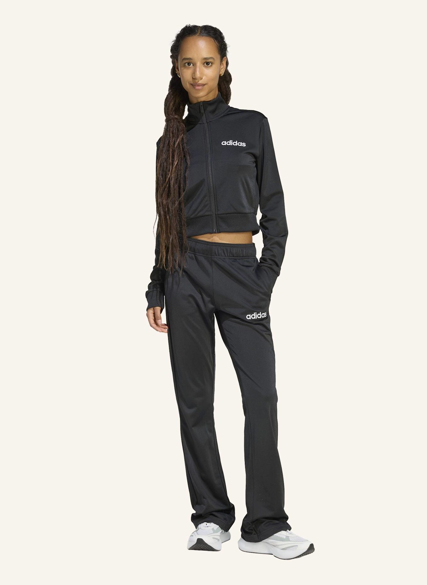 adidas GLAM TRAININGSANZUG: SCHWARZ