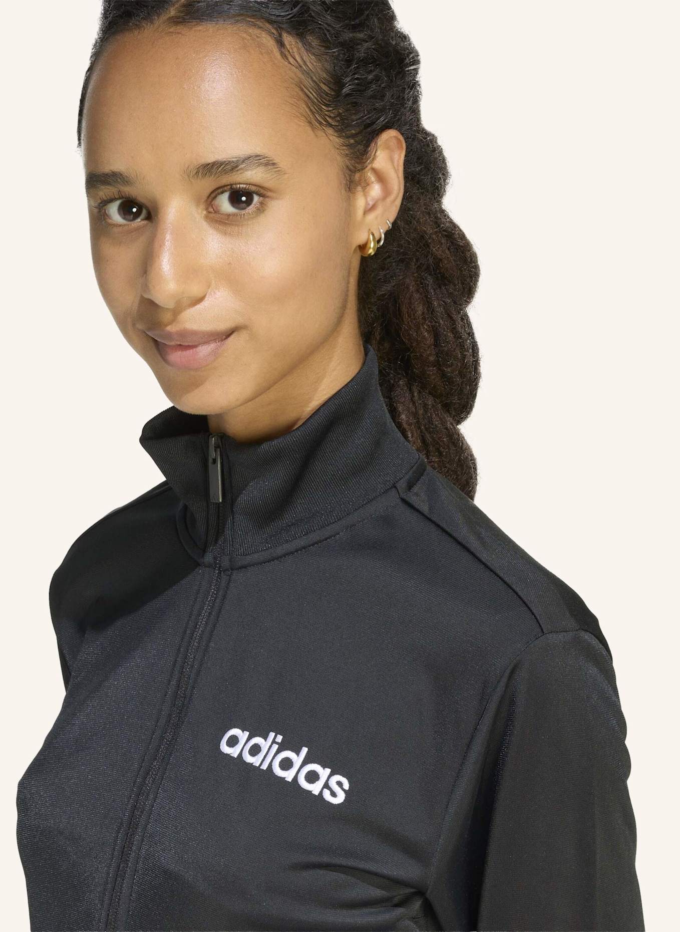 adidas GLAM TRAININGSANZUG: SCHWARZ