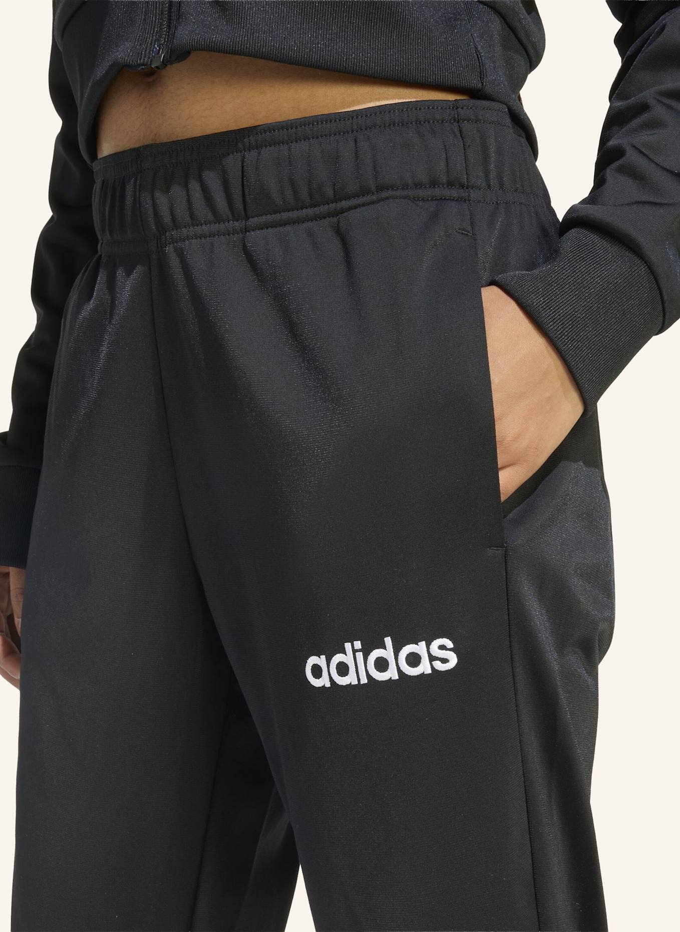 adidas GLAM TRAININGSANZUG: SCHWARZ