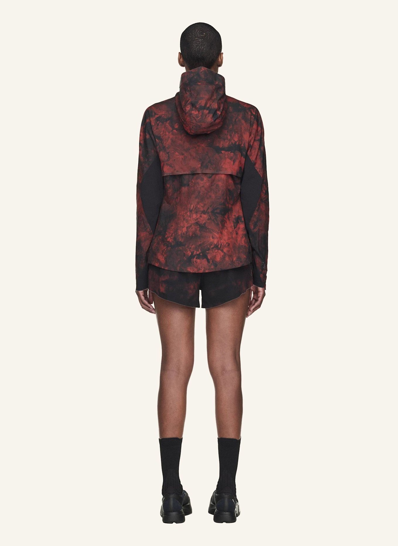 Y-3 Y-3 AOP RUNNING JACKET: ORANGE