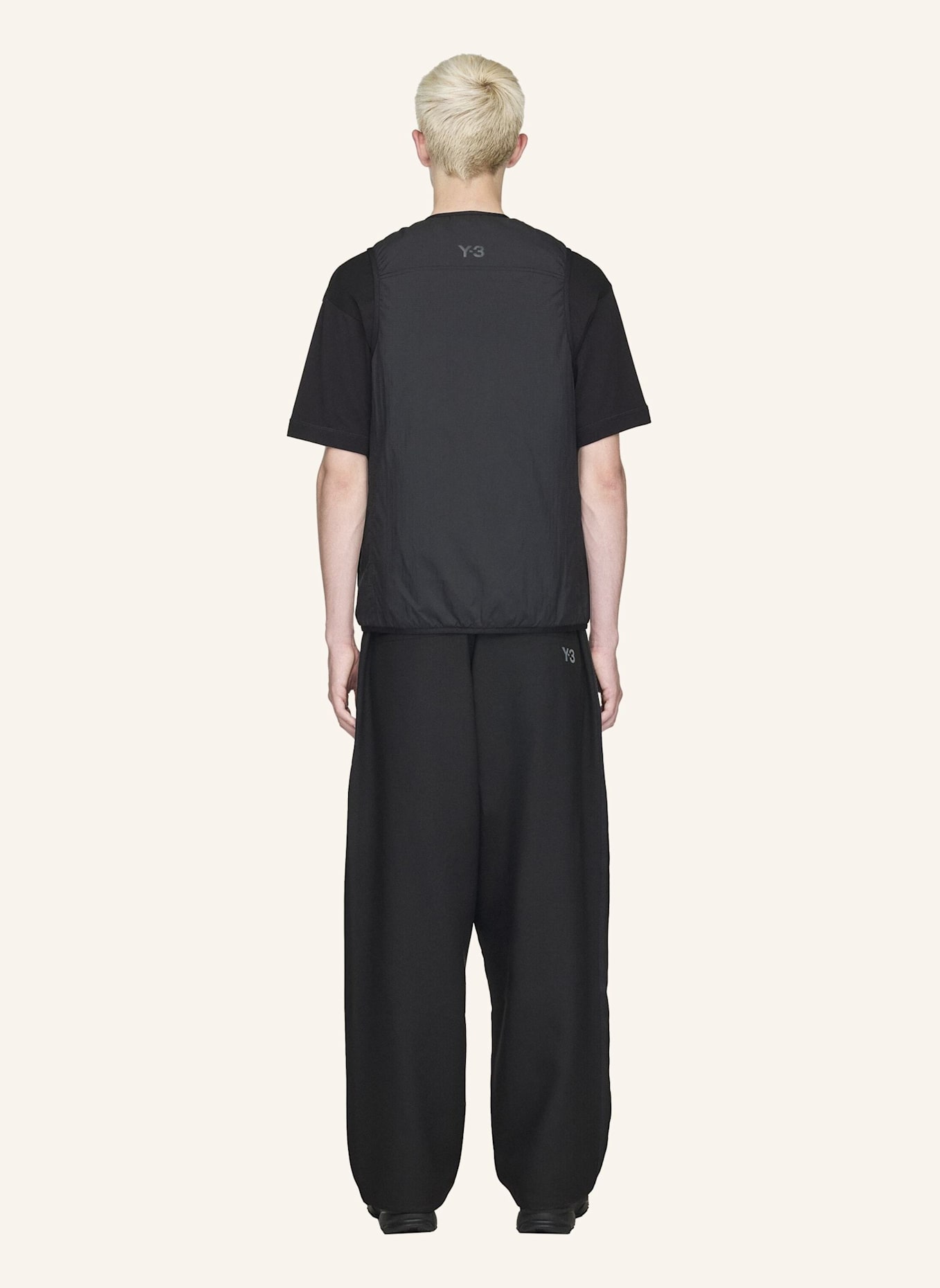 Y-3 Y-3 LINER VEST: SCHWARZ