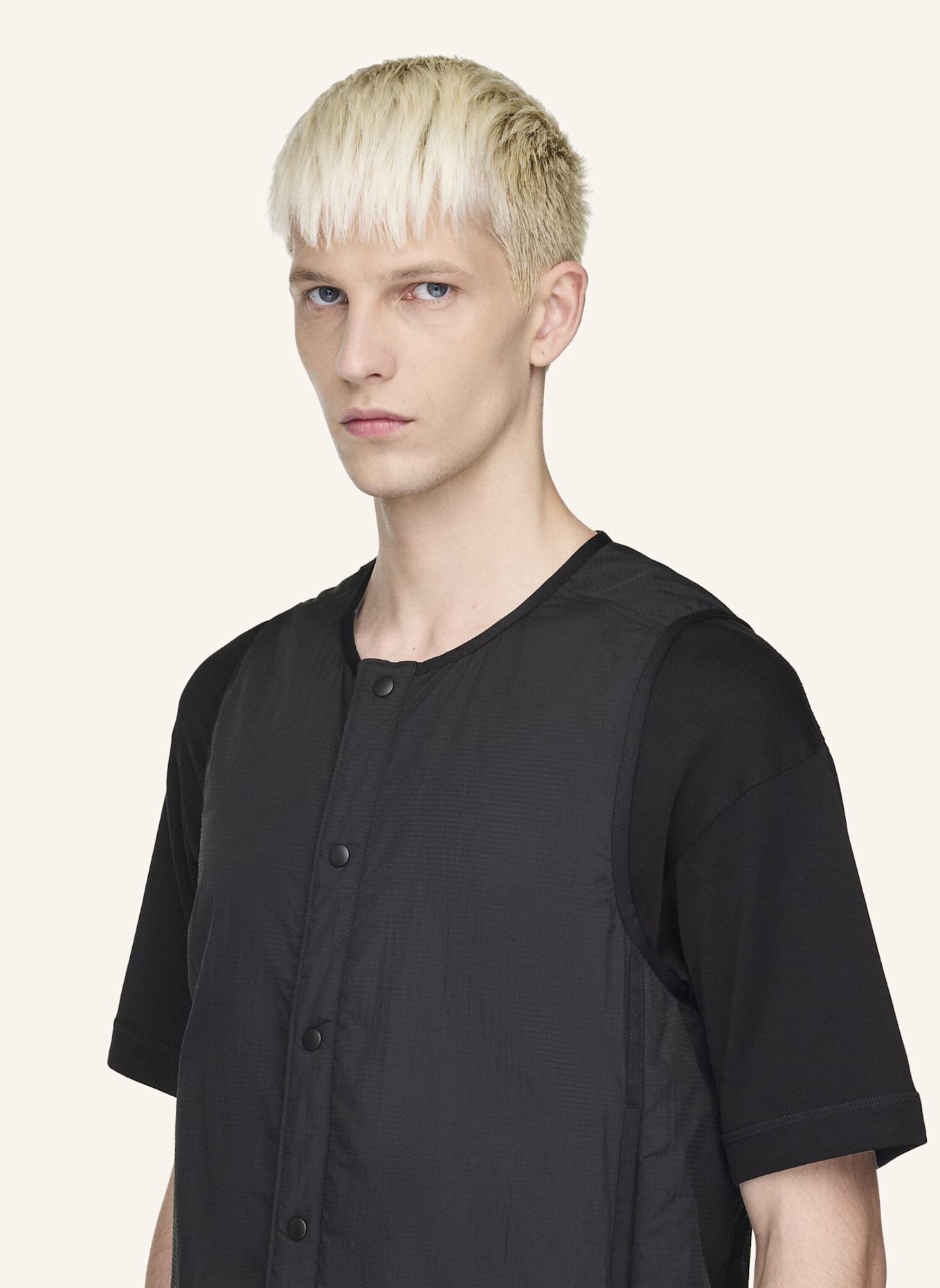 Y-3 Y-3 LINER VEST: SCHWARZ