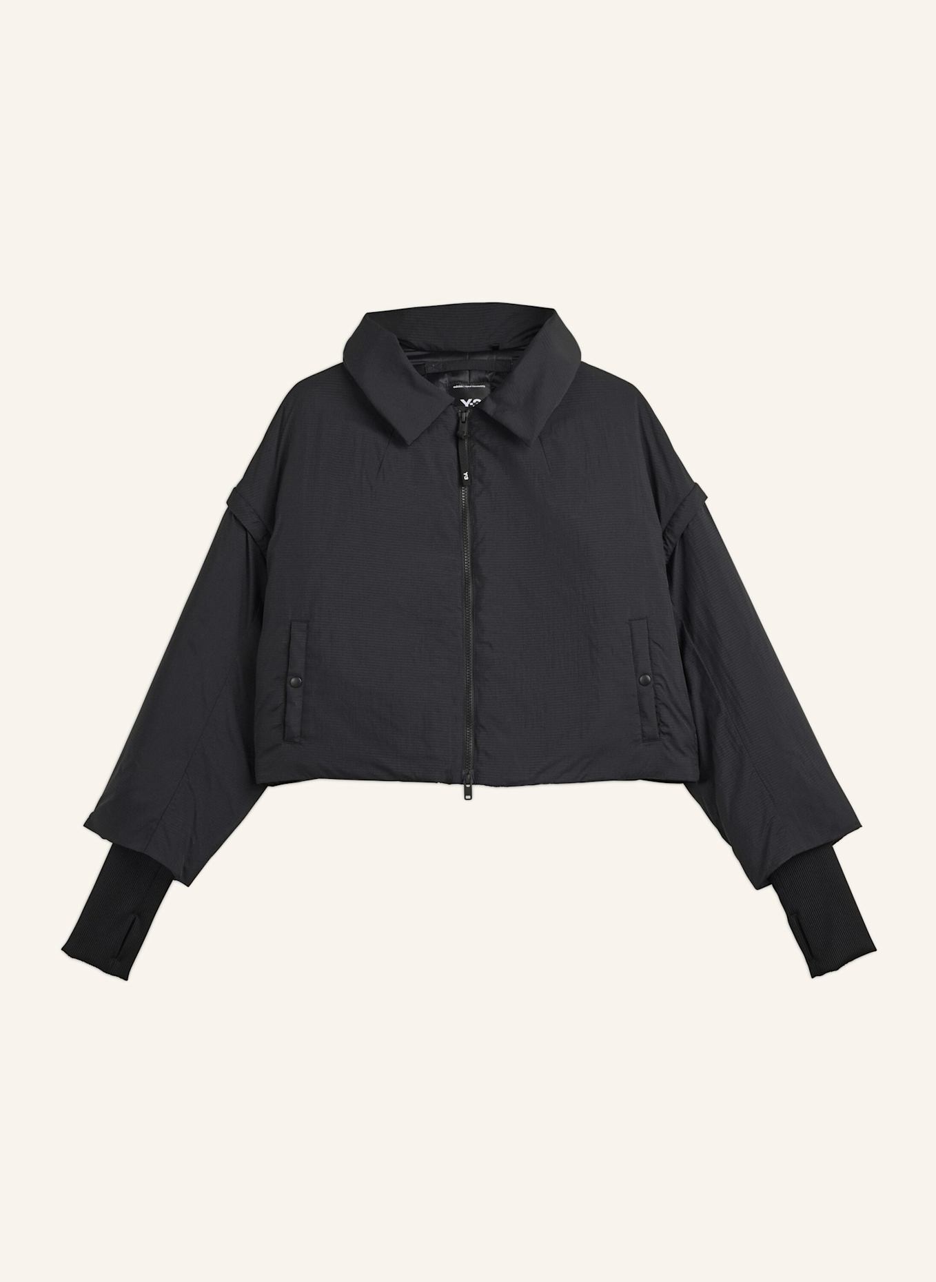 Y-3 Y-3 PADDED LINER JACKET: SCHWARZ
