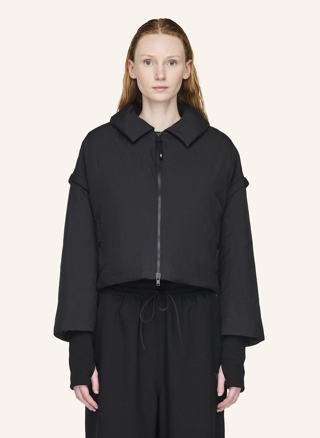 Y-3 Y-3 PADDED LINER JACKET: SCHWARZ