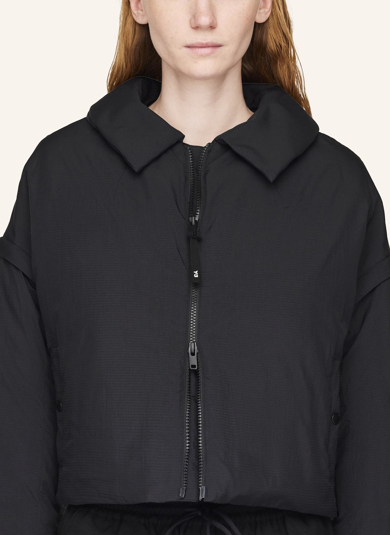 Y-3 Y-3 PADDED LINER JACKET: SCHWARZ