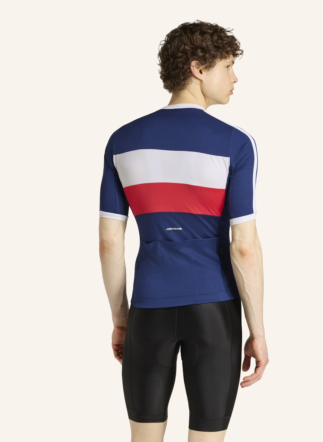 adidas TEMPO MERINO RADTRIKOT: BLAU