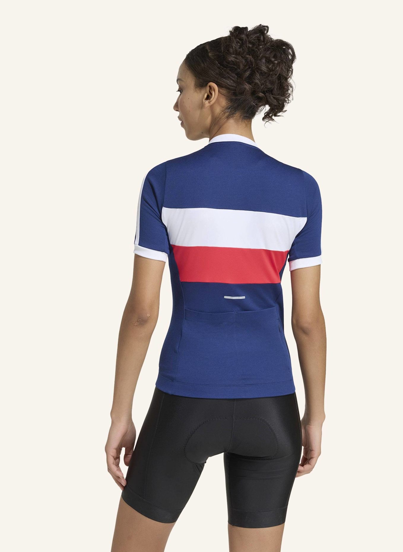 adidas TEMPO MERINO RADTRIKOT: BLAU