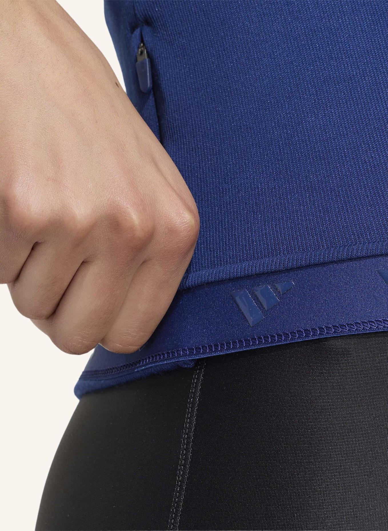 adidas TEMPO MERINO RADTRIKOT: BLAU